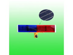 乌苏一体式太阳能警示灯图 红蓝警示灯厂家直供图2