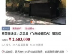 灵隐寺8.5平米小卖部年租金260万 到底什么状况？
